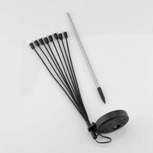 Dekorativní solární zahradní RGB lampa - 2 KS v balení