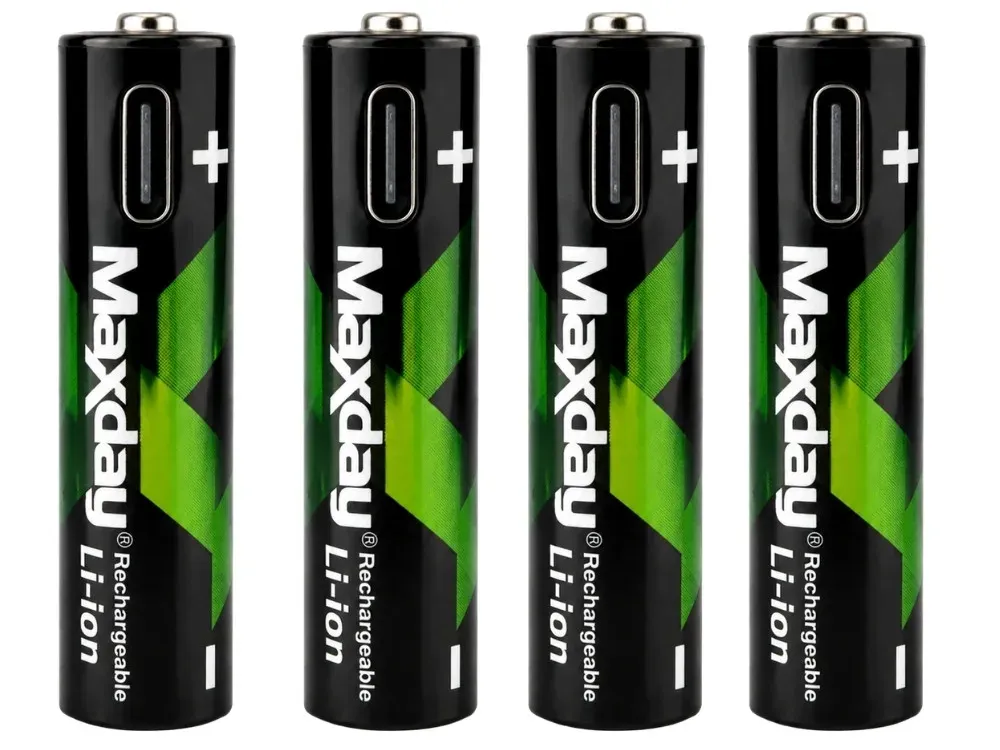 Acumulatori AAA Li-ion 440 mAh cu încărcare directă prin USB-C, 4 bucăți