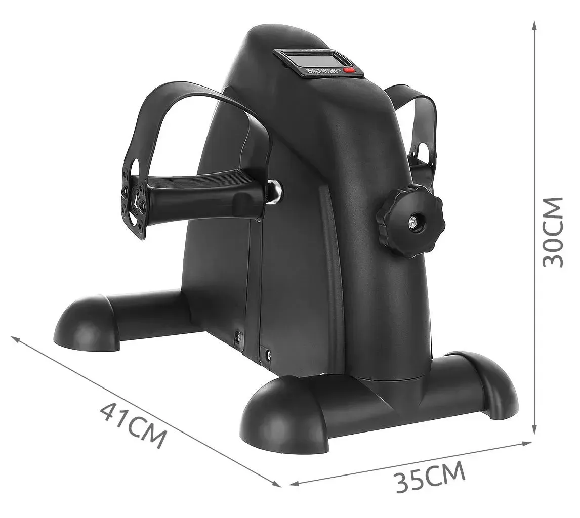Aparat de pedalare pentru brațe și picioare 2 în 1 cu ecran LCD și reglare manuală a rezistenței