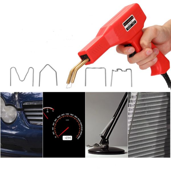 Zgrzewarka do plastiku 50W 220V z akcesoriami do napraw elementów samochodowych, topienia, lutowania i wygładzania tworzyw