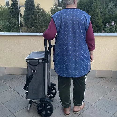 Skládací nákupní taška na kolečkách