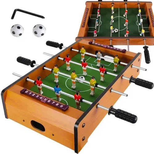 Stolní fotbálek pro děti a dospělé 50×31 cm, 12 figurek, 2 míčky, skóre počítadlo, protiskluzové rukojeti