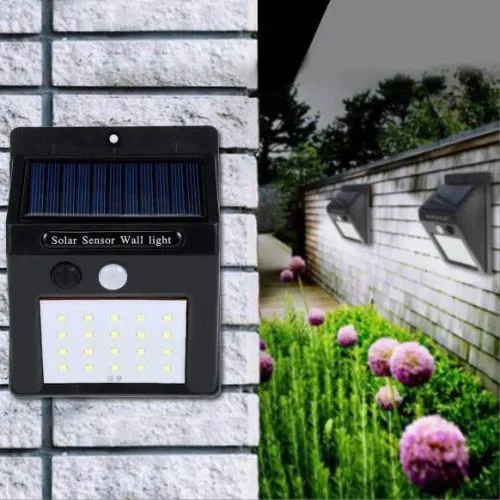 Sada 5ks - LED solárne svetlo s detekciou pohybu