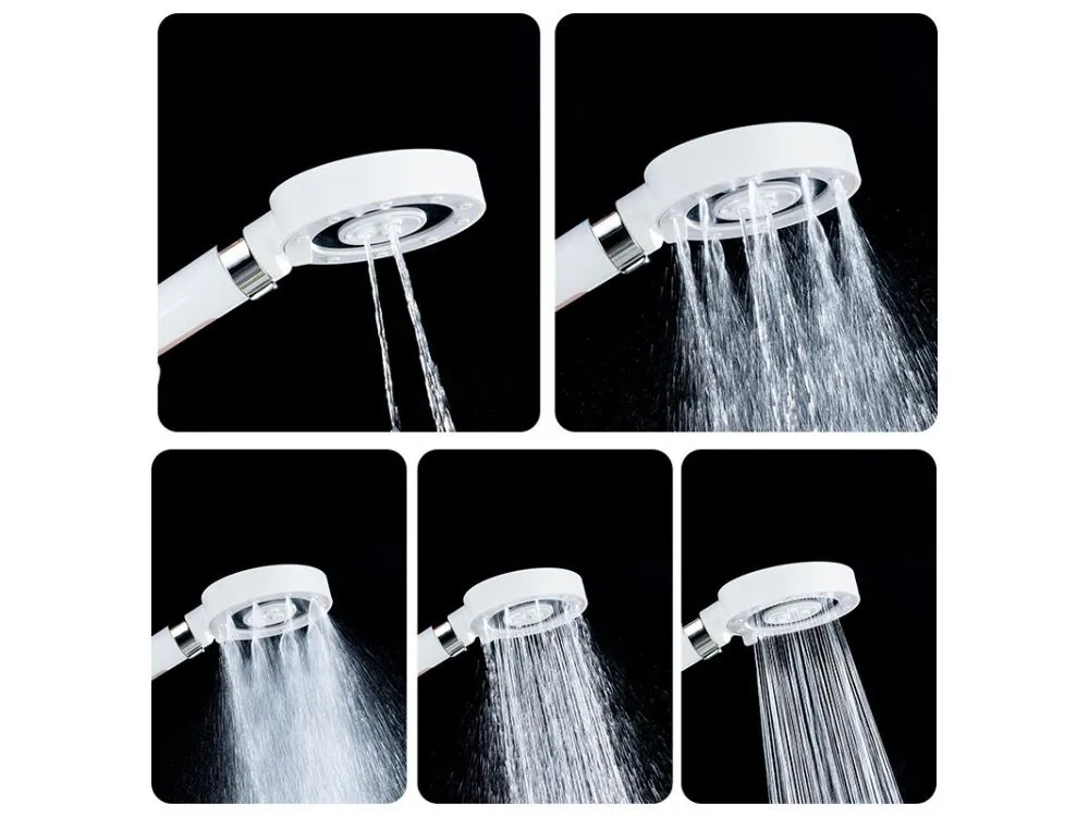 Oszczędna słuchawka prysznicowa z filtrem i regulacją strumienia