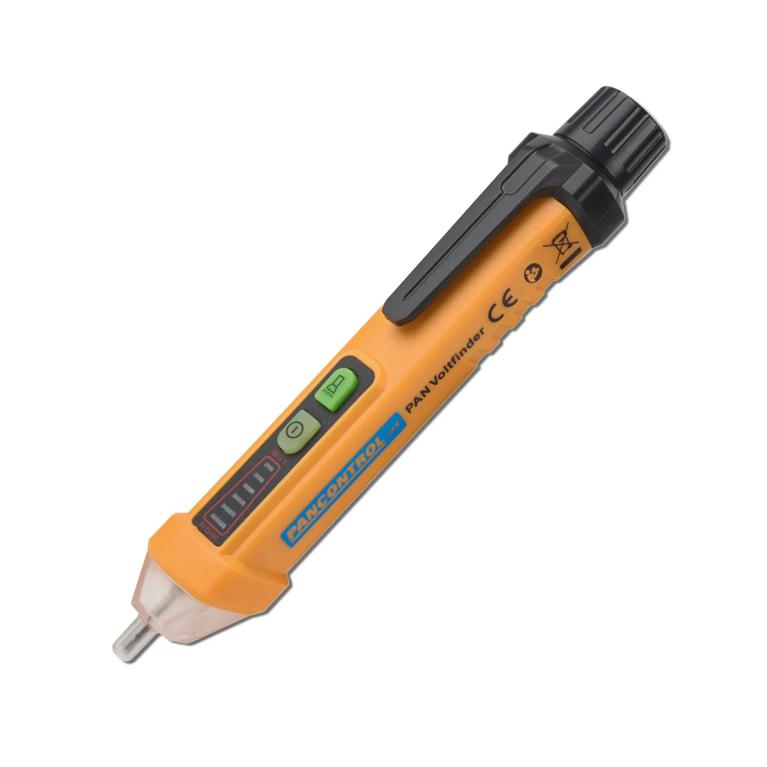 Tužkový digitální multimetr s bezdotykovým měřením, LCD displejem, LED svítilnou a stojánkem CAT IV 600V / CAT III 1000V