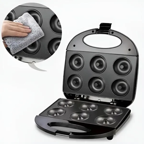 Električni aparat za krofe 200W, pekač krofov z nelepljivo površino, obojestransko pečenje