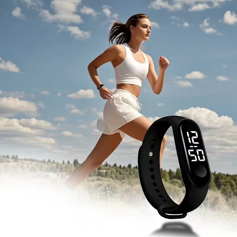 Fekete ultrahangos karkötő órával szúnyogok és rovarok ellen, vegyszer nélkül, unisex, gyermekeknek és felnőtteknek