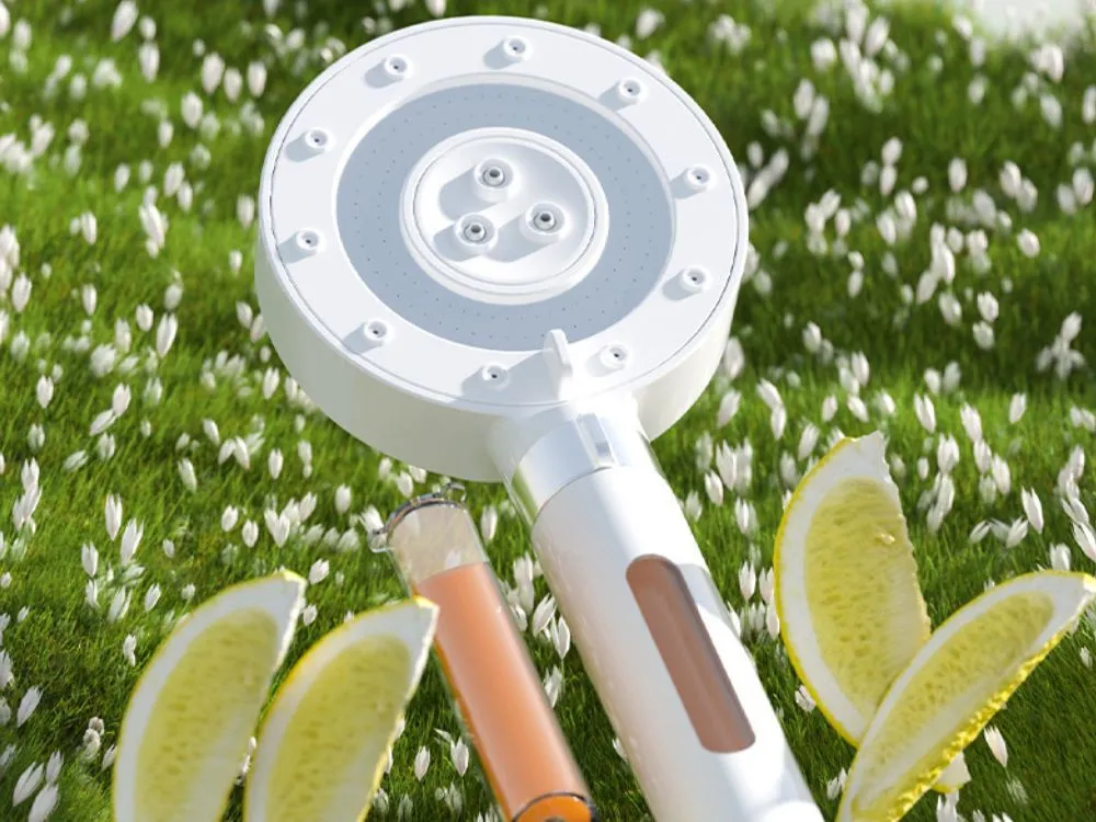 Oszczędna słuchawka prysznicowa z filtrem i regulacją strumienia