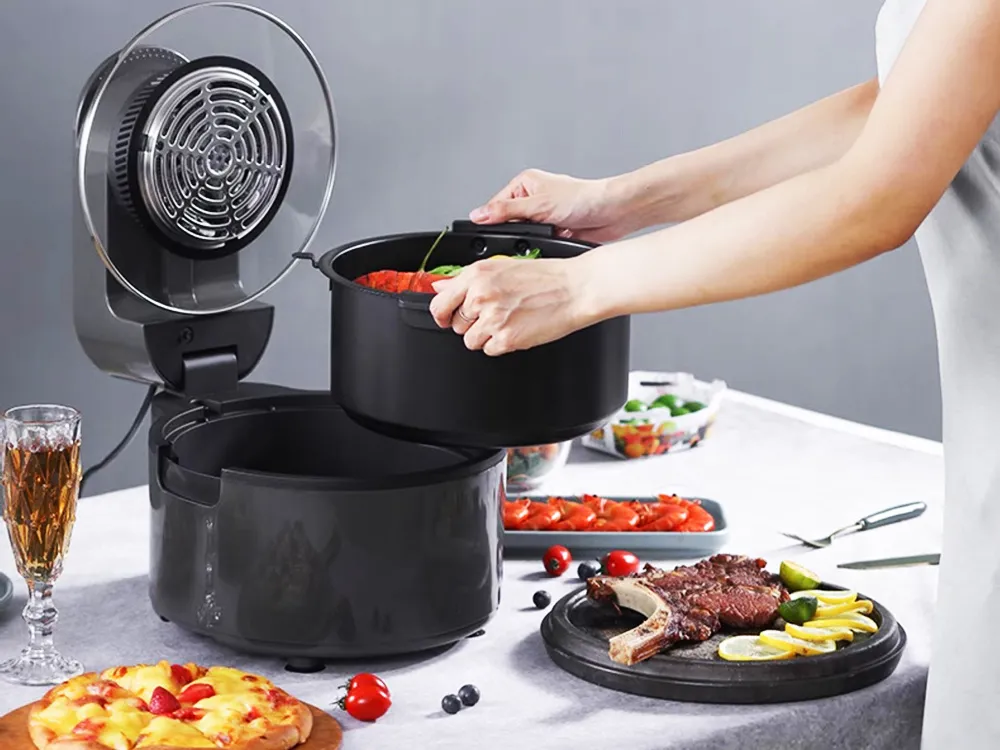 Forrólevegős fritőz 1200W - 5 l