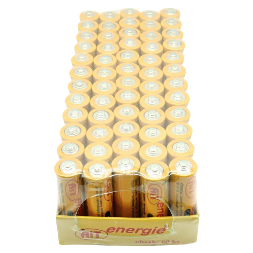Tužkové baterie AA 60 kusů